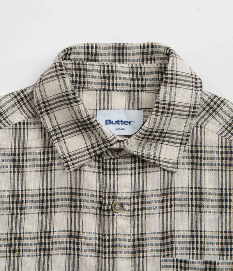 Butter Goods Terrain Short Sleeve Shirt in White