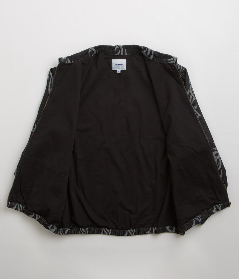 Butter Goods Tribal Denim Jacket in Black