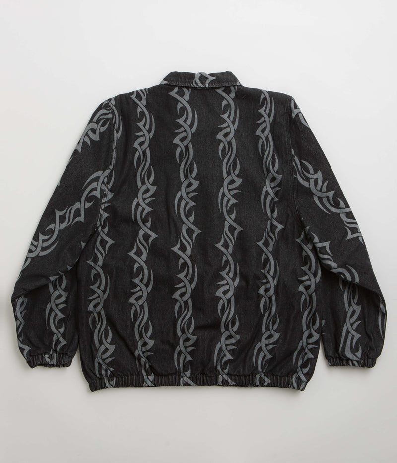 Butter Goods Tribal Denim Jacket in Black