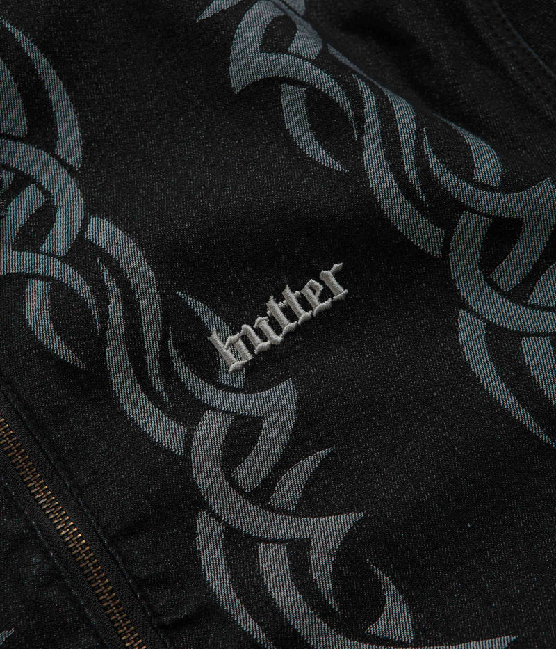 Butter Goods Tribal Denim Jacket in Black