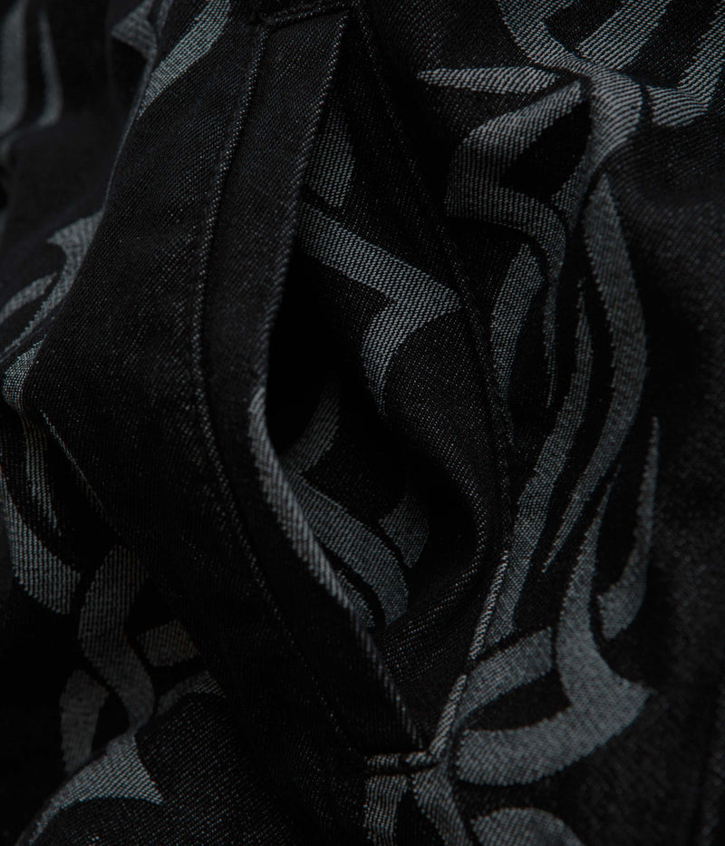 Butter Goods Tribal Denim Jacket in Black