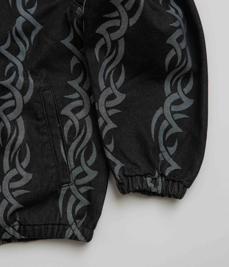 Butter Goods Tribal Denim Jacket in Black