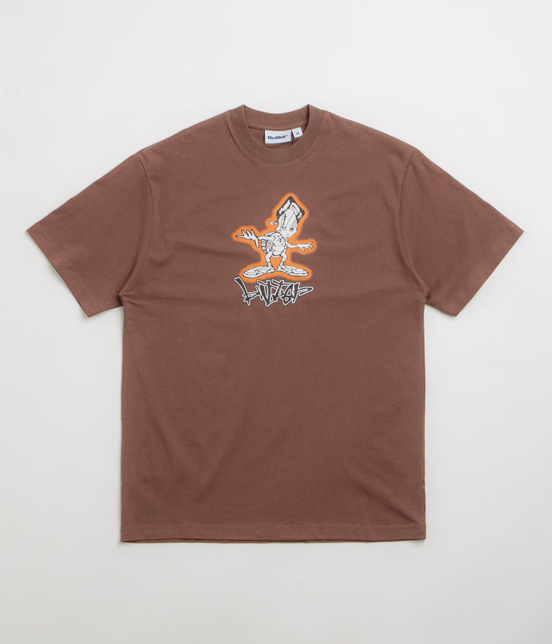 Butter Goods Turtle T-Shirt in Brown