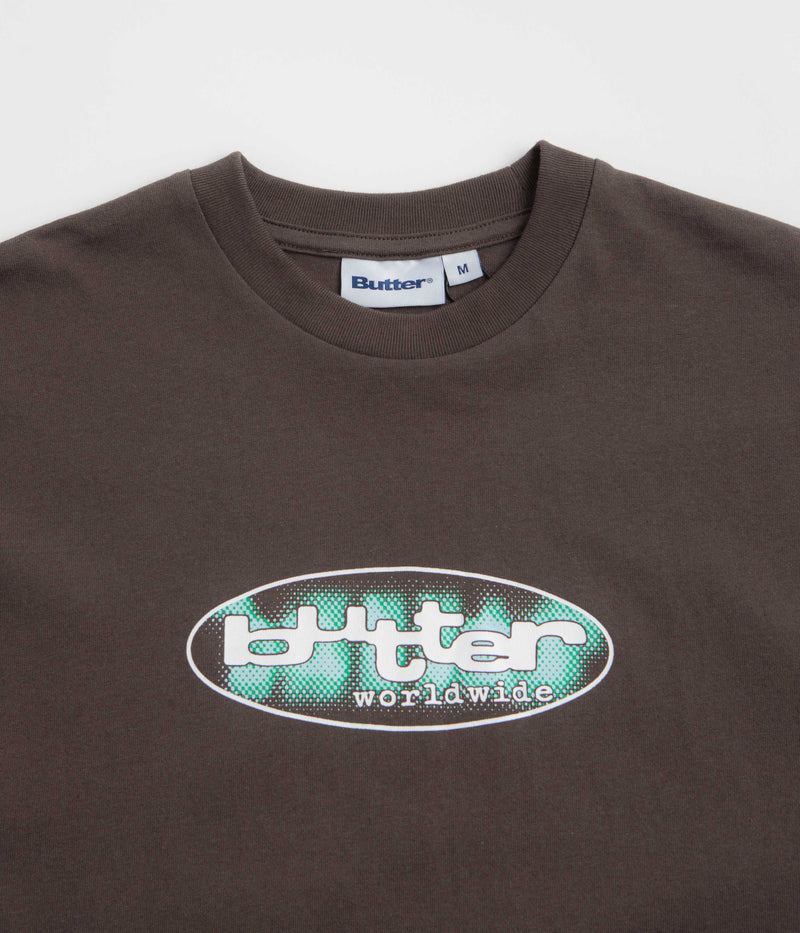 Butter Goods Vortex T-Shirt in Chocolate