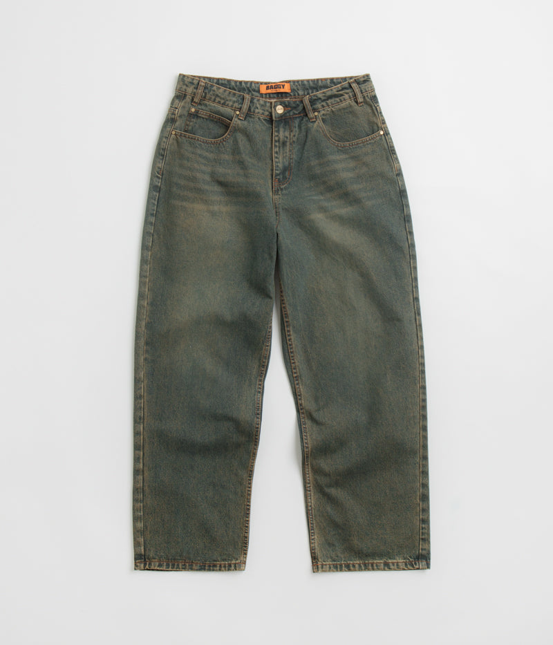 Butter Goods Warped Jeans in Dirty Wash Indigo