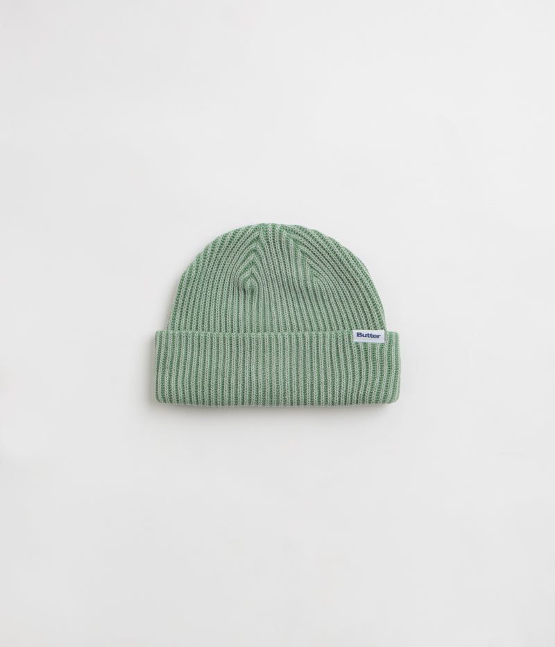 Butter Goods Washed Beanie in Pine
