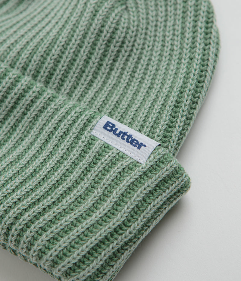 Butter Goods Washed Beanie in Pine