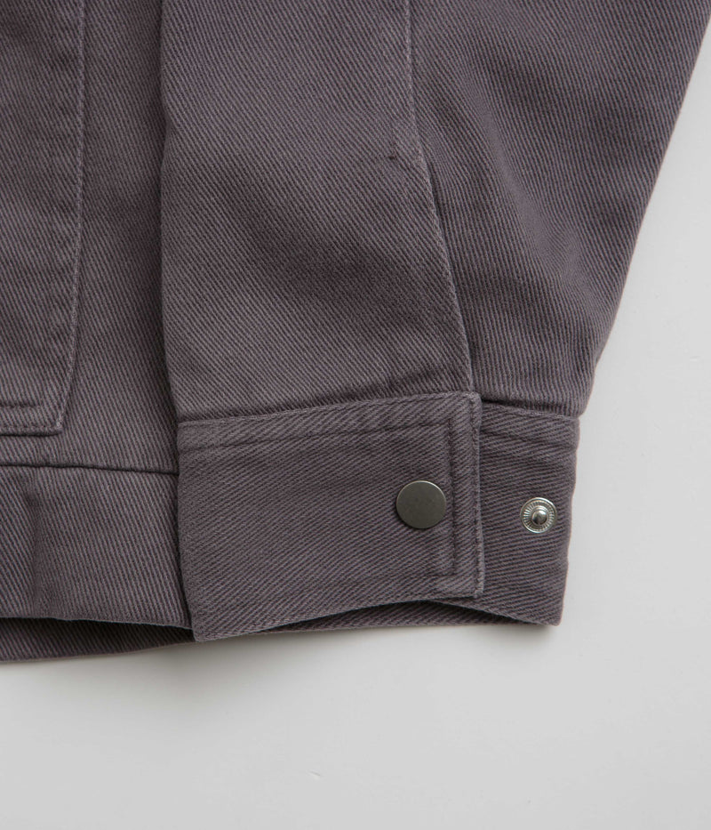 Butter Goods Washed Zip Up Jacket in Dusk
