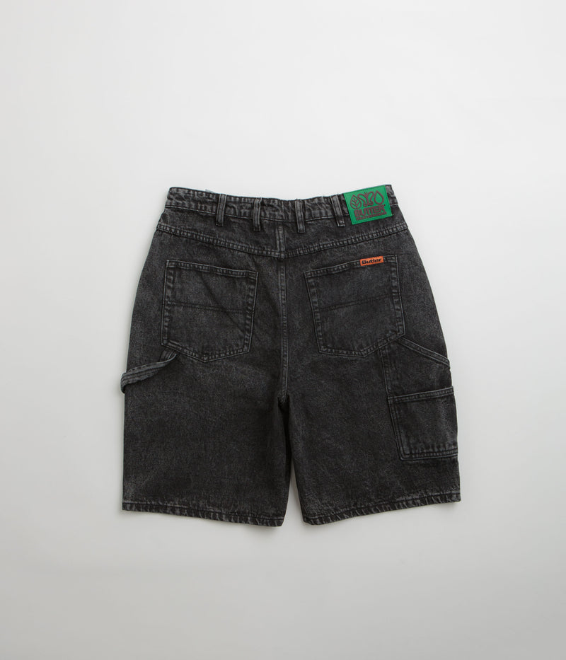 Butter Goods Weathergear Denim Shorts in Faded Black