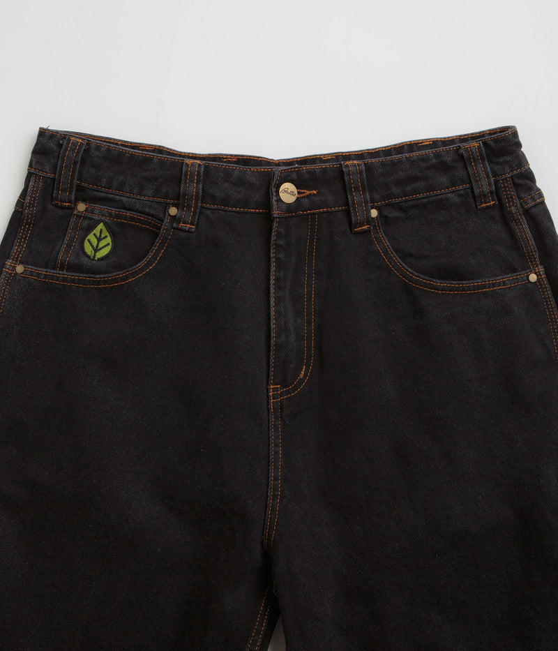 Butter Goods Weathergear Denim Shorts in Washed Black