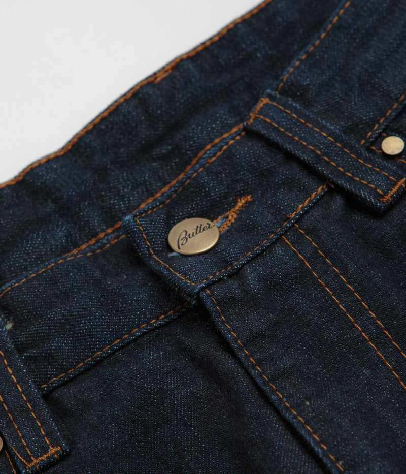 Butter Goods Wide Cut Jeans in Selvedge Blue