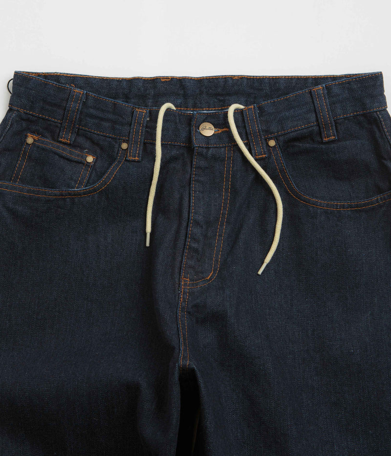 Butter Goods Wide Cut Jeans in Selvedge Blue