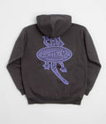 Butter Goods Wipeout Hoodie in Washed Black