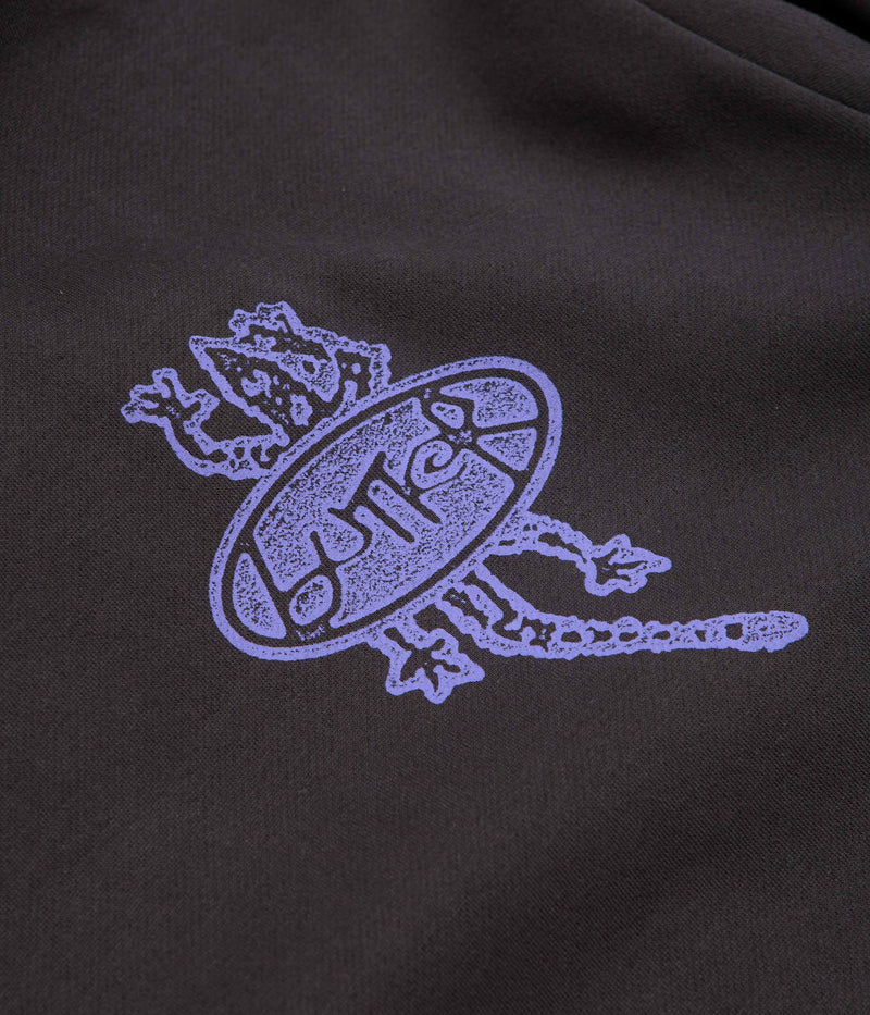 Butter Goods Wipeout Hoodie in Washed Black