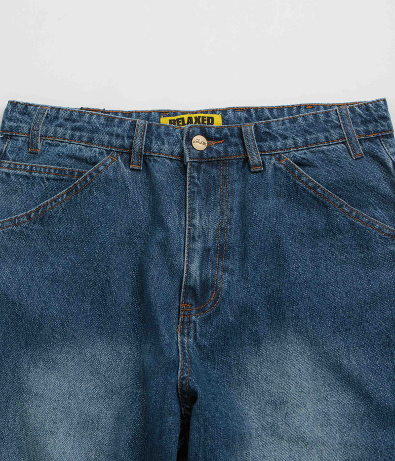 Butter Goods Witness Jeans in Mid Indigo Slub