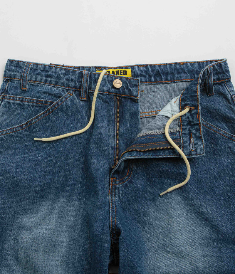 Butter Goods Witness Jeans in Mid Indigo Slub