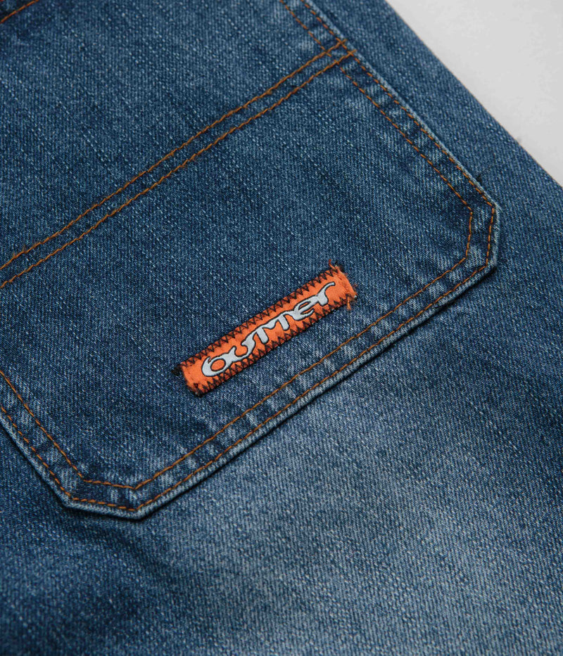 Butter Goods Witness Jeans in Mid Indigo Slub