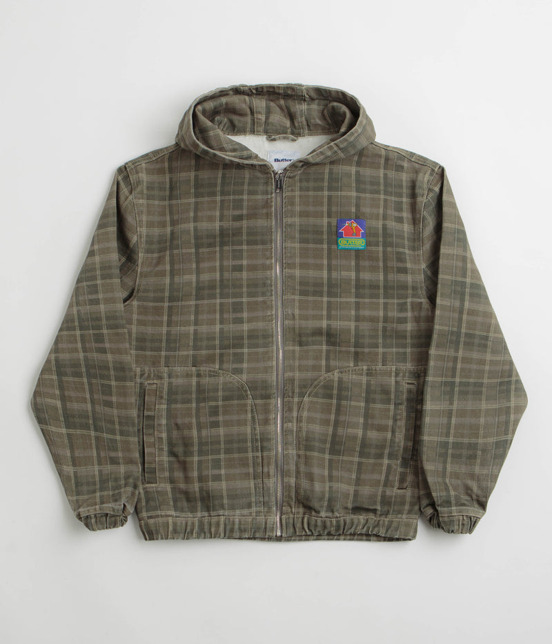 Butter Goods Work Jacket in Washed Plaid