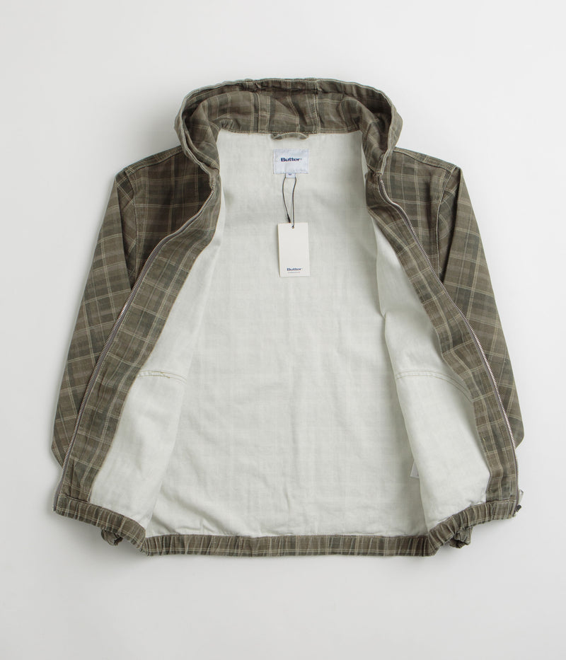 Butter Goods Work Jacket in Washed Plaid