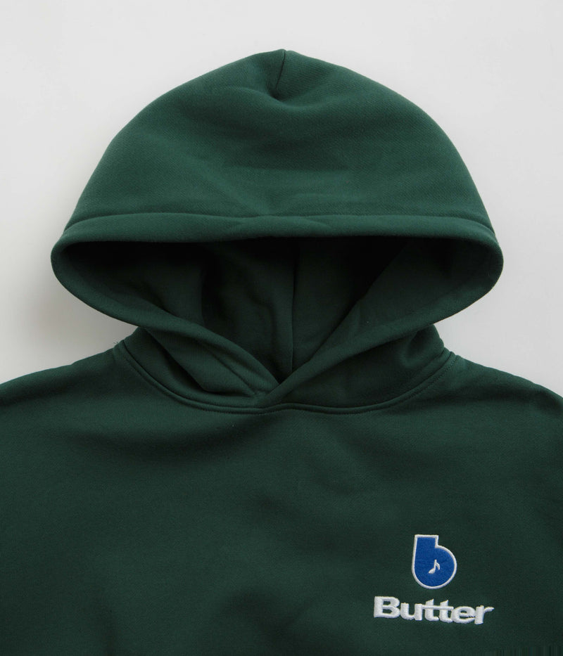 Butter Goods x Blue Note Finest Logo Pullover Hoodie in Forest