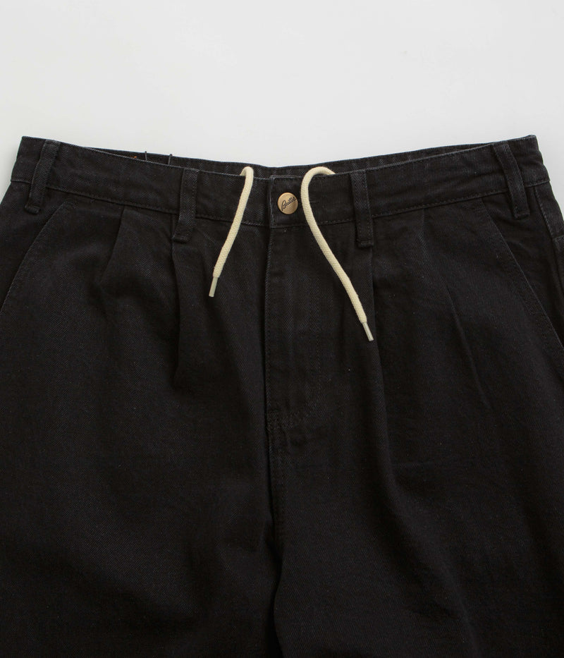 Butter Goods x Blue Note Pleated Jeans in Washed Black