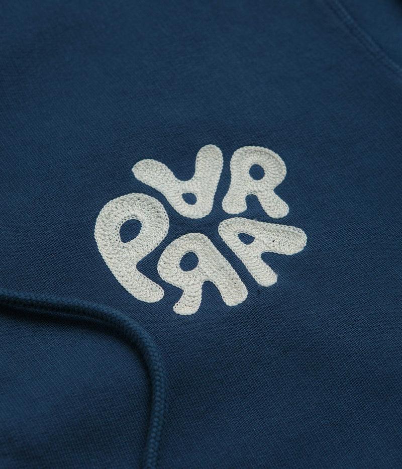 by Parra 1976 Logo Zip Hoodie in Blue