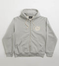 by Parra 1976 Logo Zip Hoodie in Heather Grey