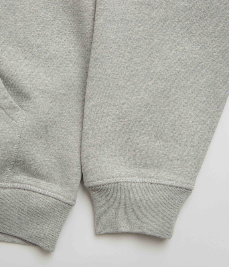 by Parra 1976 Logo Zip Hoodie in Heather Grey