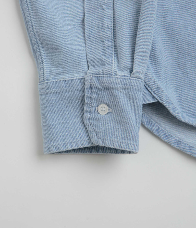 by Parra Ancient Aliens Shirt in Washed Blue