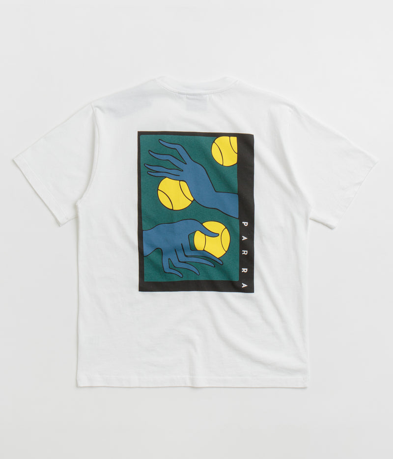 by Parra Ball Catcher T-Shirt in White
