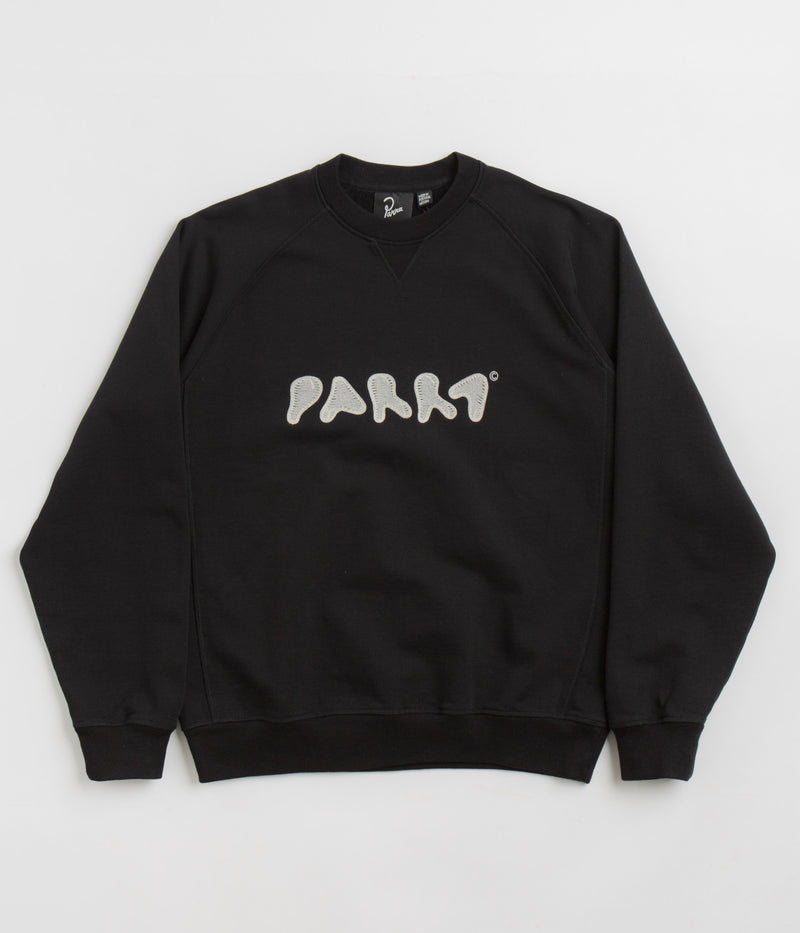 by Parra Blob Logo Crewneck Sweatshirt in Washed Black