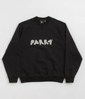 by Parra Blob Logo Crewneck Sweatshirt in Washed Black