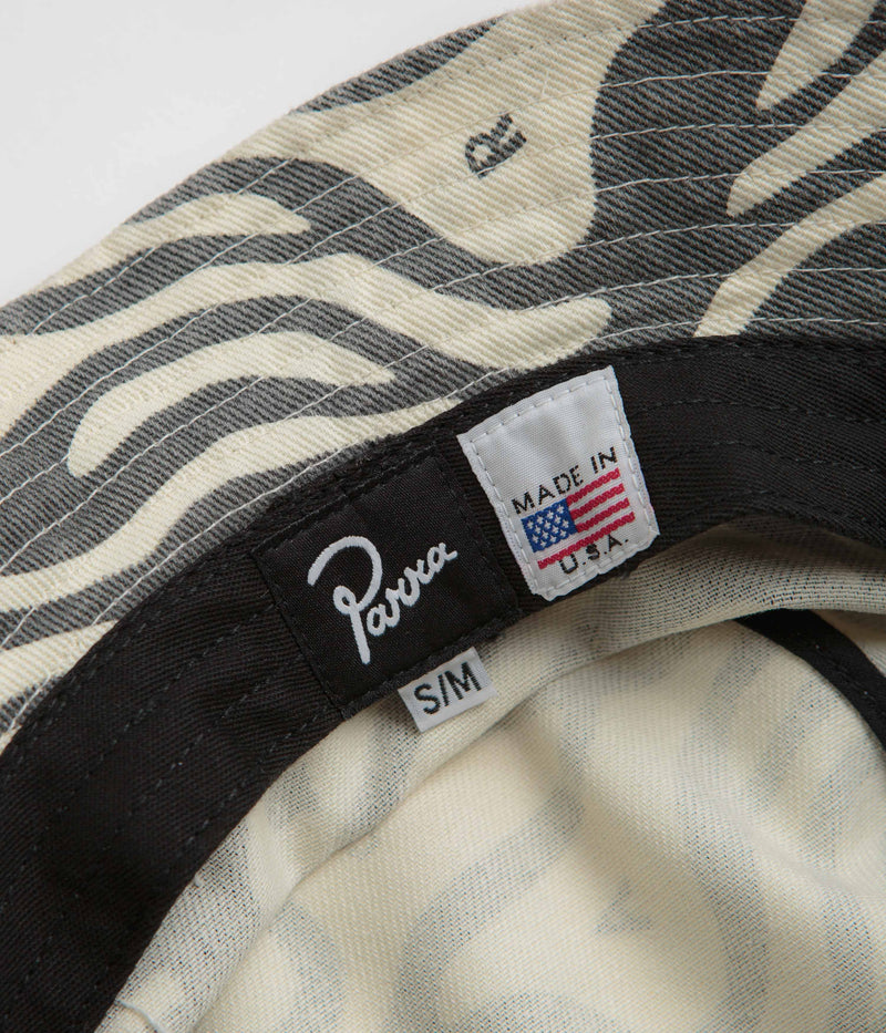 by Parra Blobbed Bucket Hat in Washed Grey