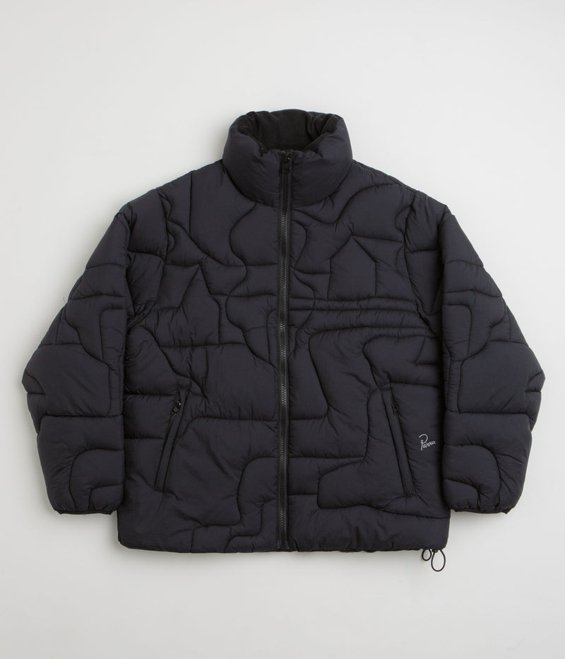 by Parra Boring Village Puffer Jacket in Black