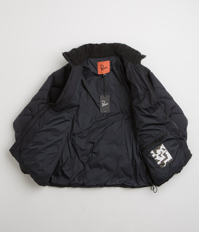 by Parra Boring Village Puffer Jacket in Black