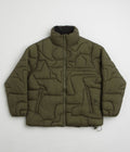 by Parra Boring Village Puffer Jacket in Green