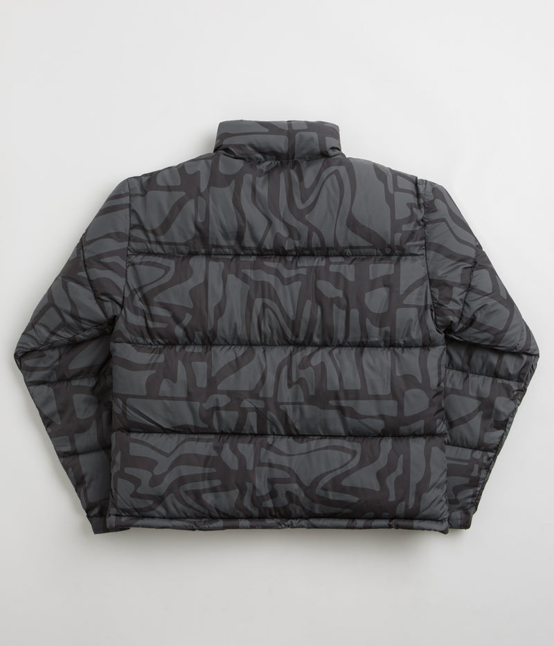 by Parra Broken FTP Puffer Jacket in Black