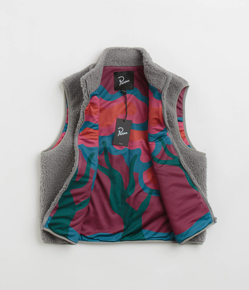 by Parra Chest Alien Vest in Grey