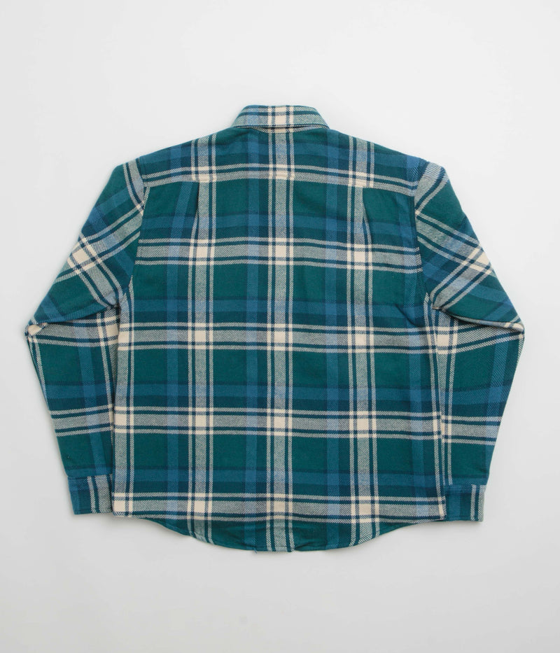 by Parra Crow Flannel Shirt in Pine Green