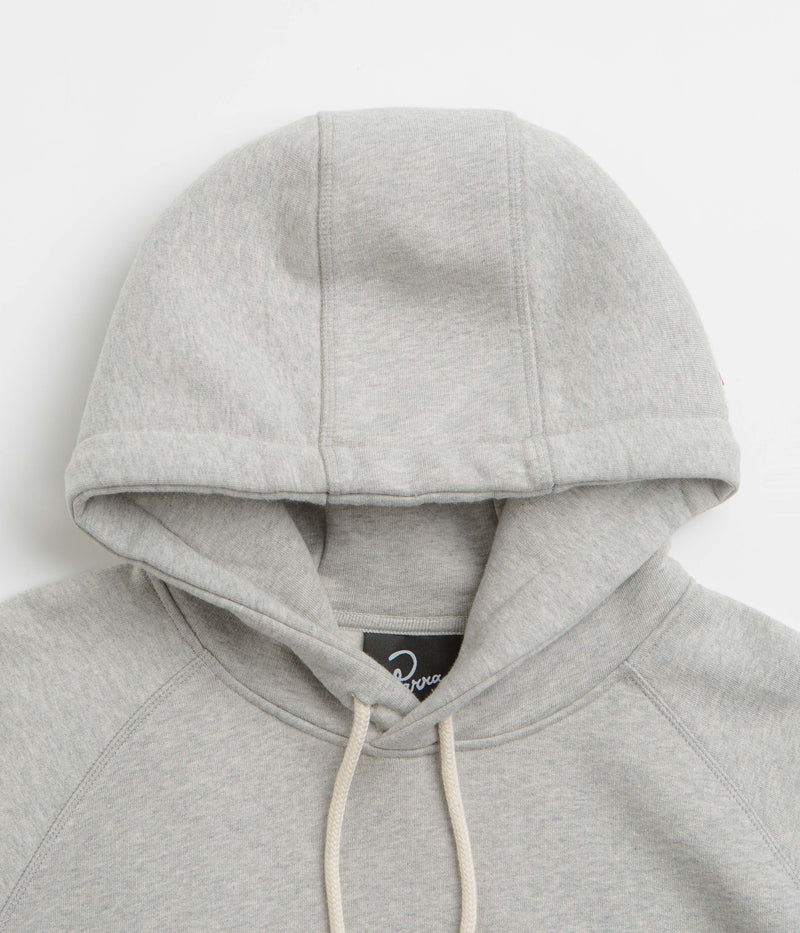 by Parra Crow Logo Hoodie in Heather Grey