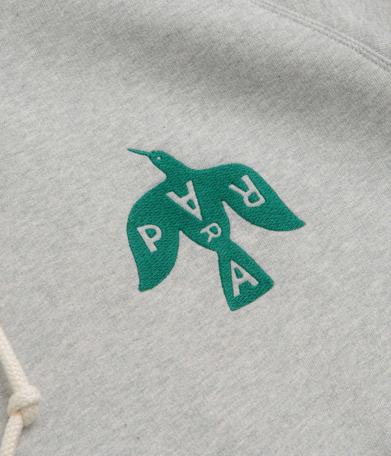 by Parra Crow Logo Hoodie in Heather Grey