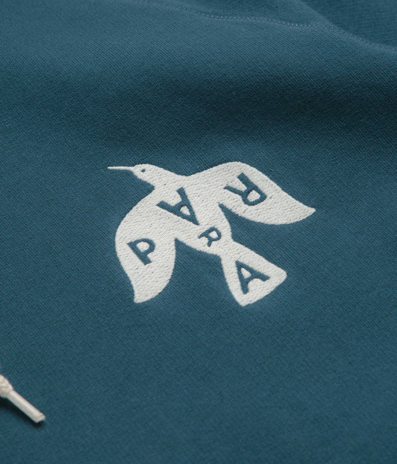 by Parra Crow Logo Hoodie in Teal