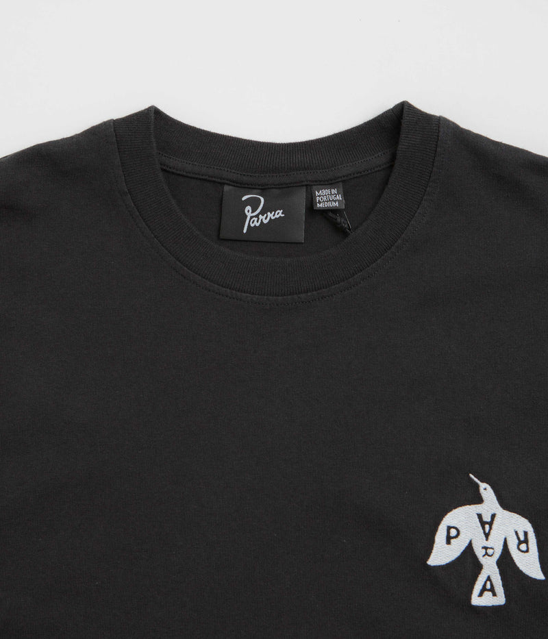 by Parra Crow Logo T-Shirt in Black
