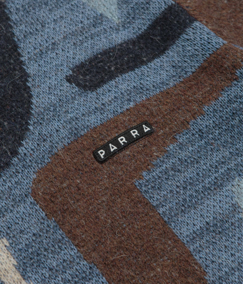 by Parra Detached Knitting Sweatshirt in Blue