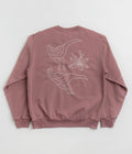 by Parra Duck Attack Crewneck Sweatshirt in Dusty Rose