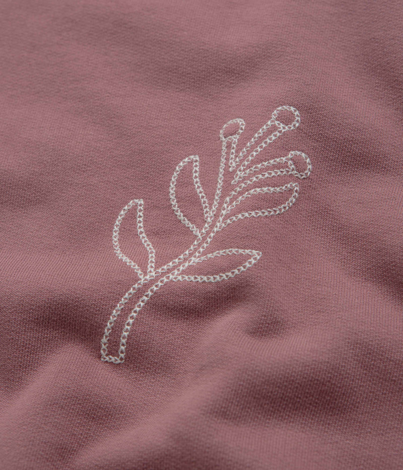 by Parra Duck Attack Crewneck Sweatshirt in Dusty Rose
