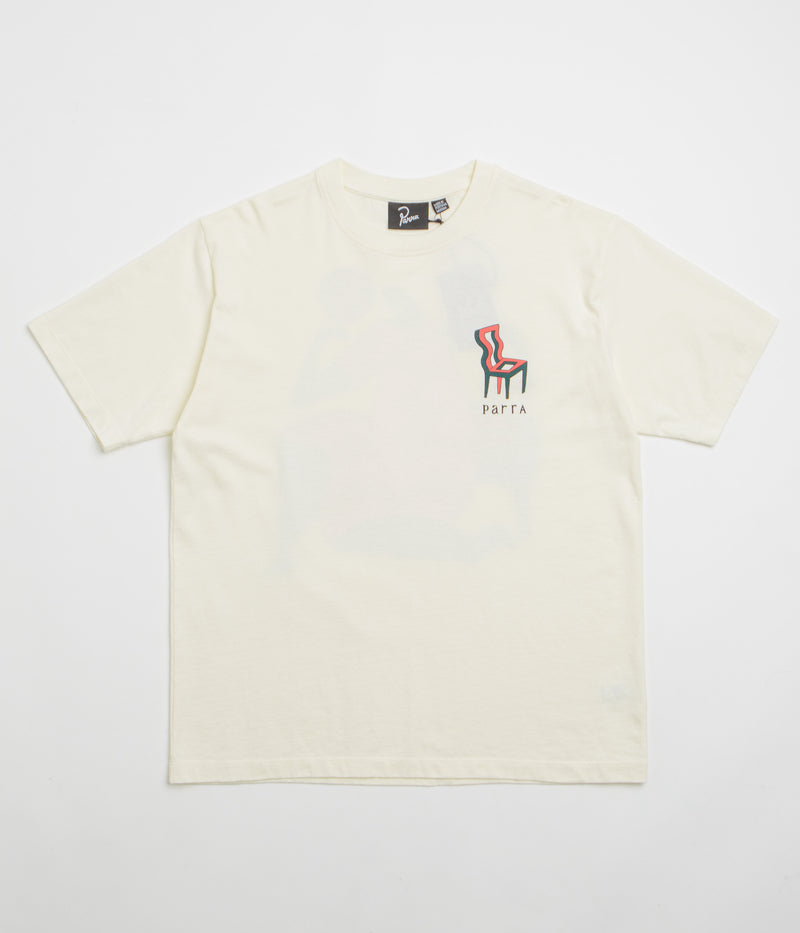 by Parra Face Ball T-Shirt in Off White