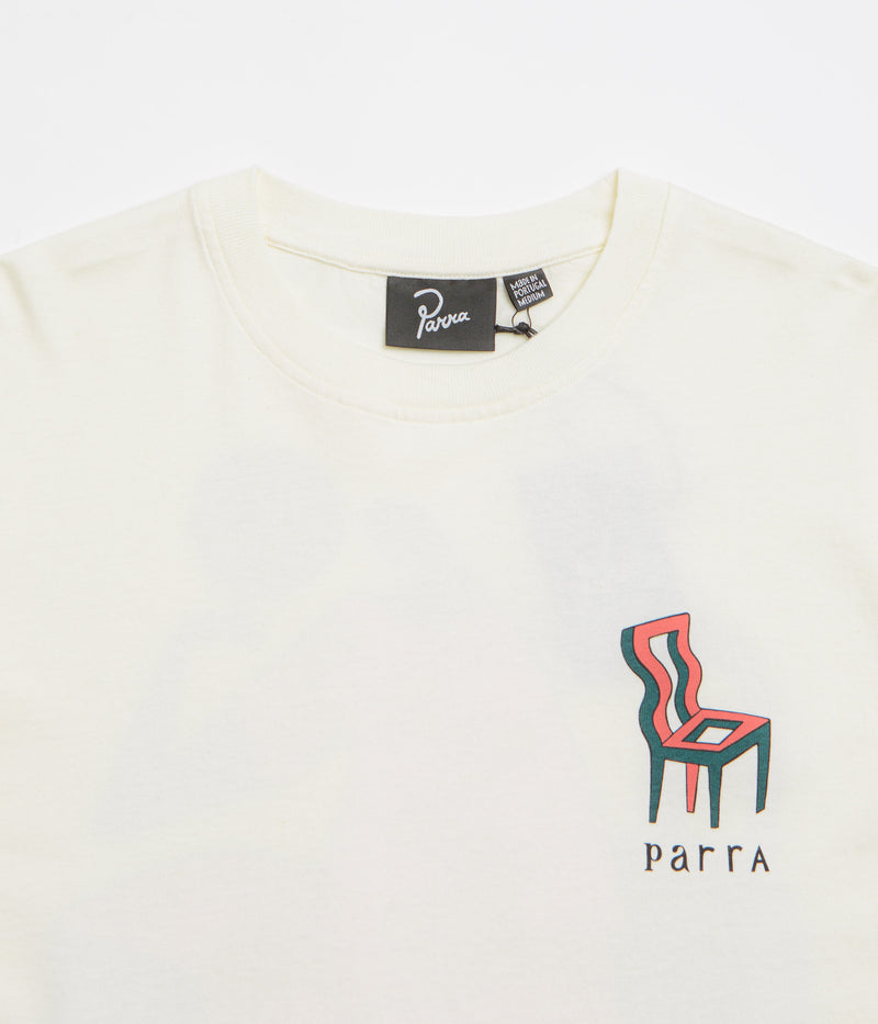 by Parra Face Ball T-Shirt in Off White
