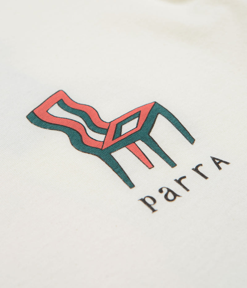 by Parra Face Ball T-Shirt in Off White