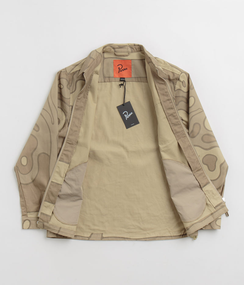 by Parra Fruit Tree Camo Shirt in Tan